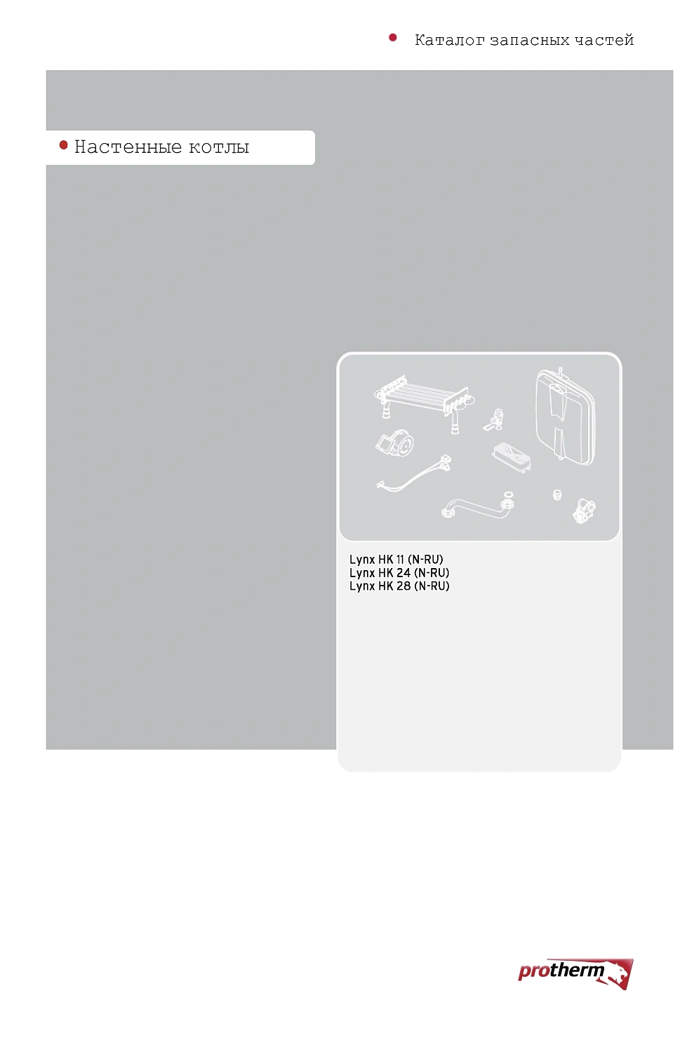 Котел газовый настенный Protherm Рысь HK11 10,5 кВт 0010016518